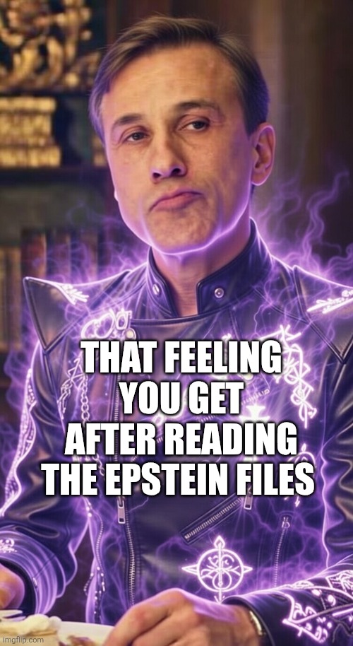 G Pop Demon Hunter | THAT FEELING YOU GET AFTER READING THE EPSTEIN FILES | image tagged in kpopjewhunter | made w/ Imgflip meme maker