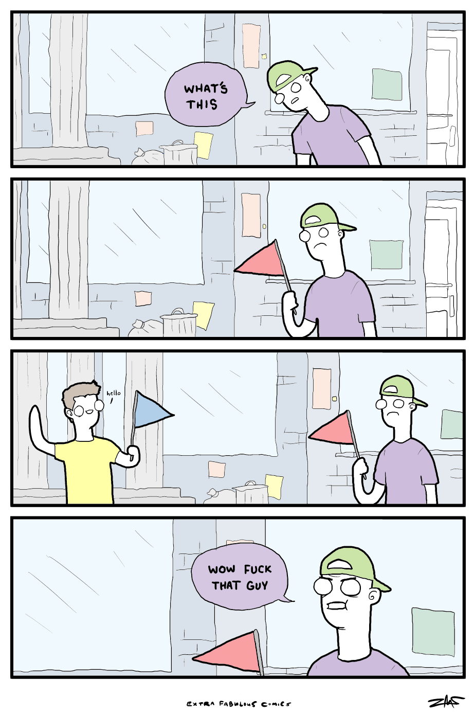 Team Flags Blank Meme Template