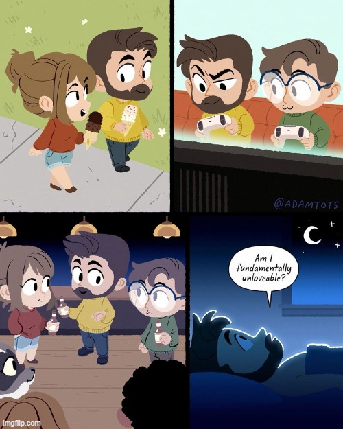 I feel this one so much | image tagged in ice cream,video games,bar,friends,night,relatable | made w/ Imgflip meme maker