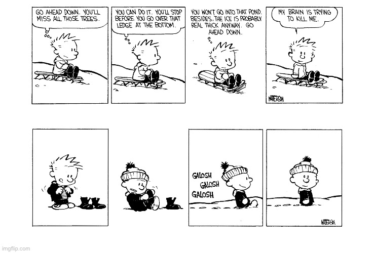 image tagged in calvin and hobbes,comics | made w/ Imgflip meme maker