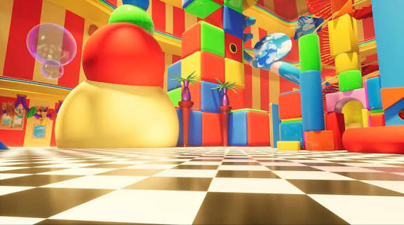 Digital Circus Background Blank Meme Template