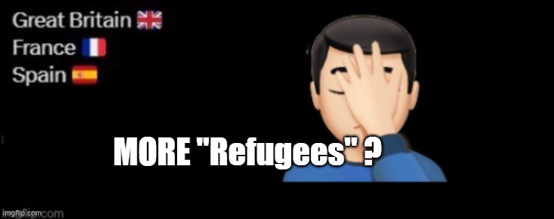 MORE "Refugees" ? | made w/ Imgflip meme maker
