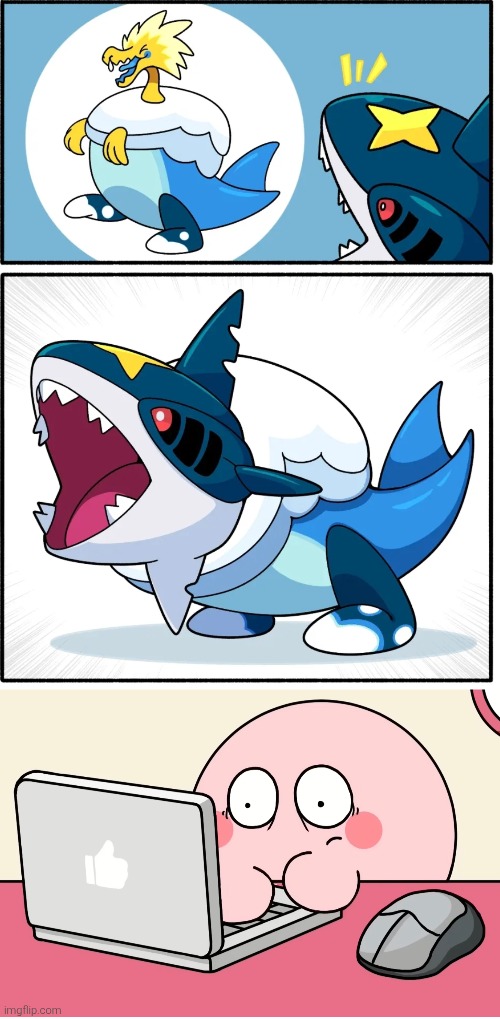 I... don't wanna know how that Sharpedo do that. | image tagged in arctozolt,sharpedo,fusion | made w/ Imgflip meme maker