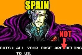 Spain is closed for business, USA and your little British poodle. Fight your own pointless wars, amigos. | image tagged in no can do,ni hablar,que os jodais,que os aguanteis,lo sentimos chavales,no pasareis | made w/ Imgflip meme maker