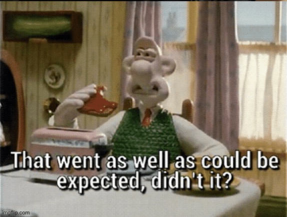 Went as expected | image tagged in went as expected | made w/ Imgflip meme maker