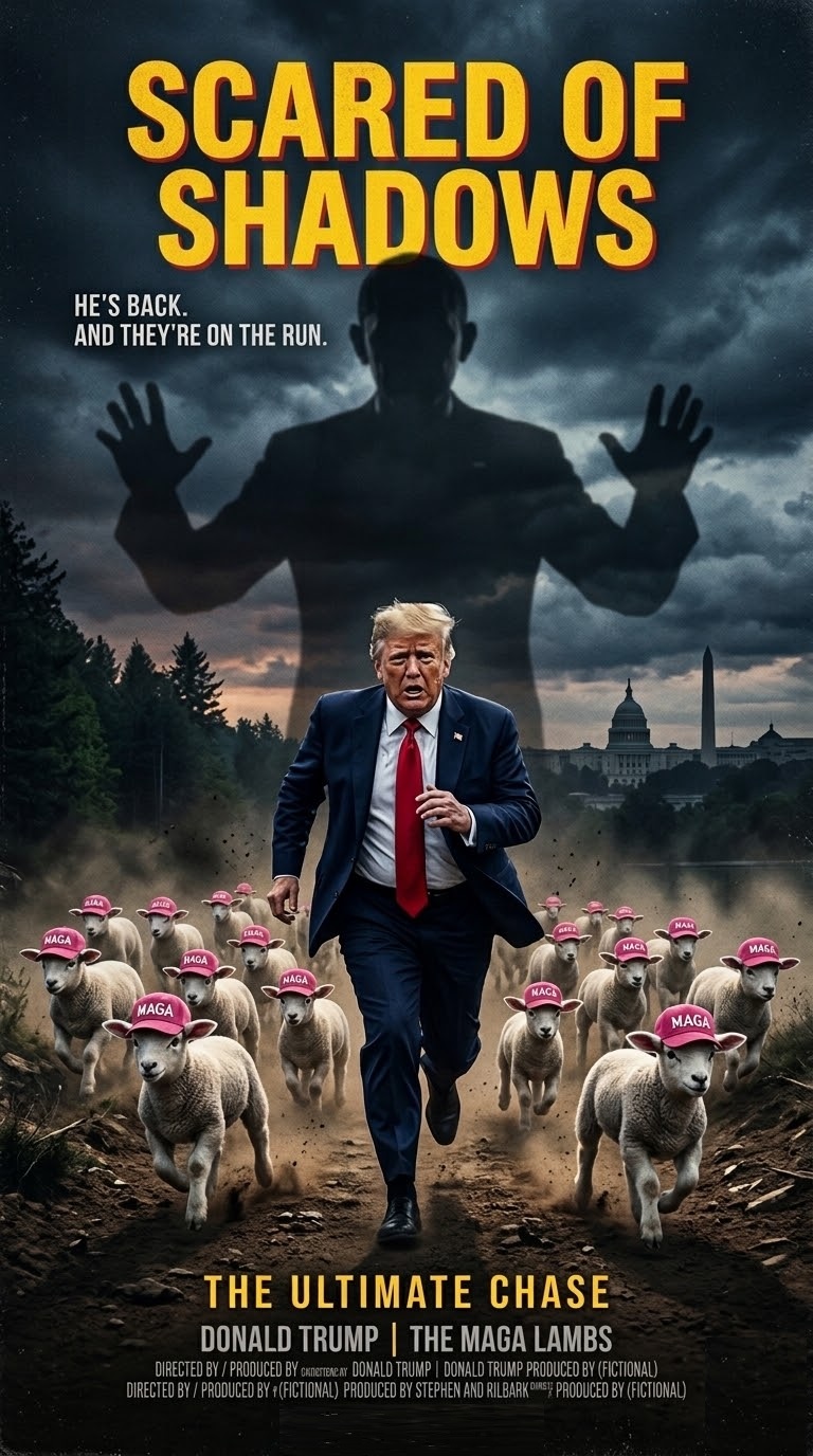 SCARED OF SHADOWS Blank Meme Template