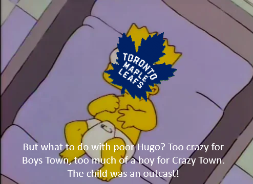 Leafs Hugo Simpsons Blank Meme Template