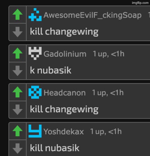 Who | image tagged in voting game s18 | made w/ Imgflip meme maker