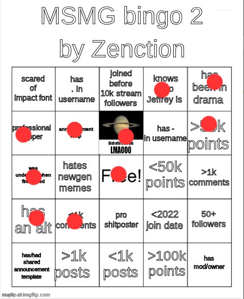 MSMG Bingo 2 | image tagged in msmg bingo 2 | made w/ Imgflip meme maker
