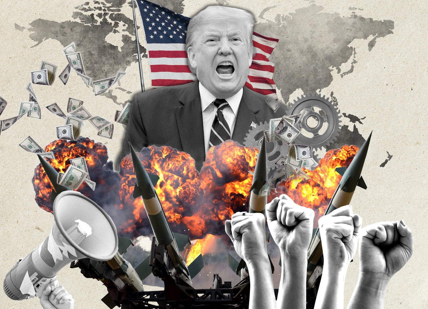 American war machine Blank Meme Template