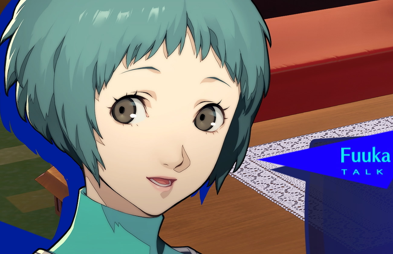 Fuuka says Blank Meme Template
