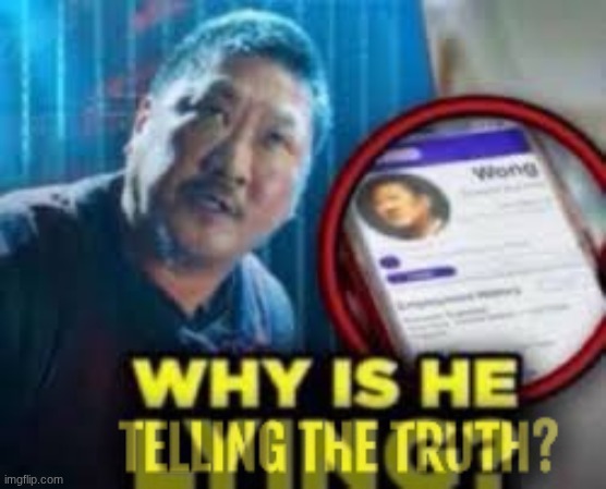 why is he in a superposition of lying and telling the truth which will collapse when he is observed? | made w/ Imgflip meme maker