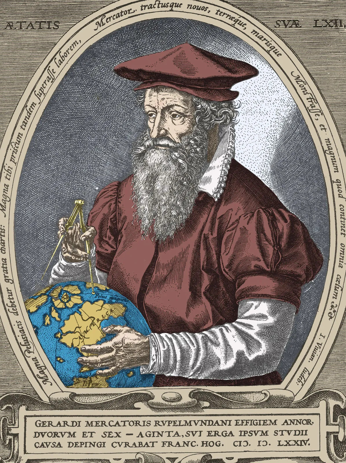 Gerardus Mercator Blank Meme Template