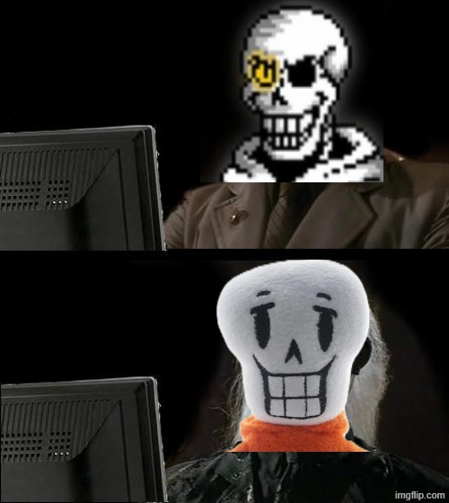 High Quality Underswap Papyrus Marketable Plushie Blank Meme Template