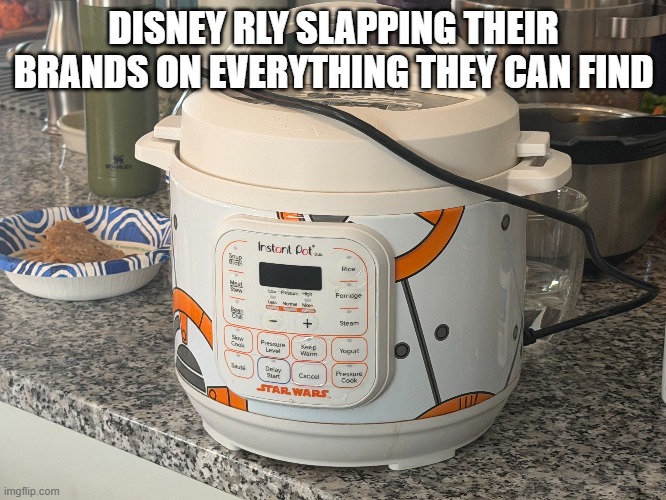 Why | DISNEY RLY SLAPPING THEIR BRANDS ON EVERYTHING THEY CAN FIND | image tagged in disney,disney killed star wars | made w/ Imgflip meme maker