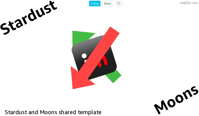 Stardust-Moons shared announcement templates Blank Meme Template