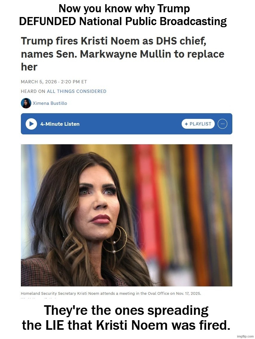 If you tell a lie, make it a really big one. Tell it over and over again and eventually people will believe it. | image tagged in npr,national public radio,fake news,sounds like communist propaganda,lamestream media,liberal hypocrisy | made w/ Imgflip meme maker