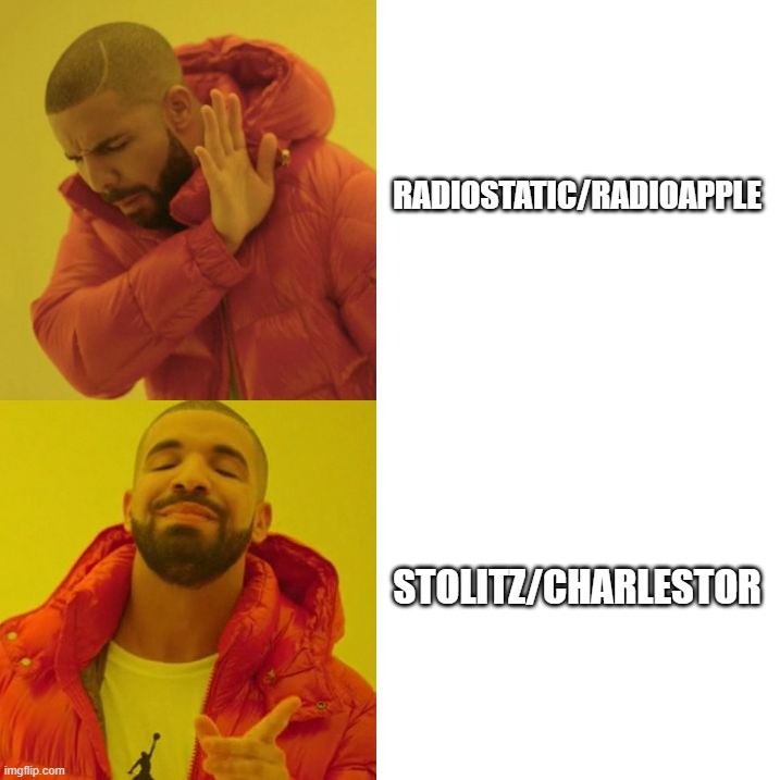 Drake Blank | RADIOSTATIC/RADIOAPPLE; STOLITZ/CHARLESTOR | image tagged in drake blank | made w/ Imgflip meme maker