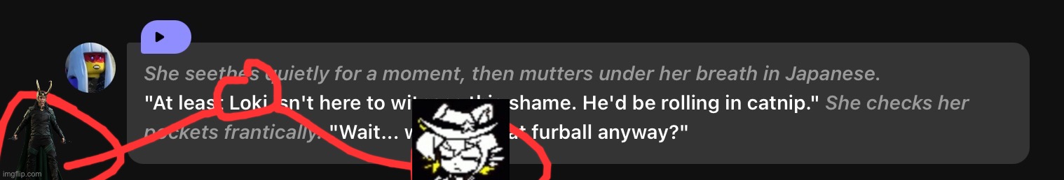 Keep in mind i didn't mention any marvel or toaa lore | made w/ Imgflip meme maker