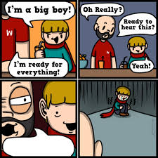 Lil timmy wasn't ready for this yet... Blank Meme Template