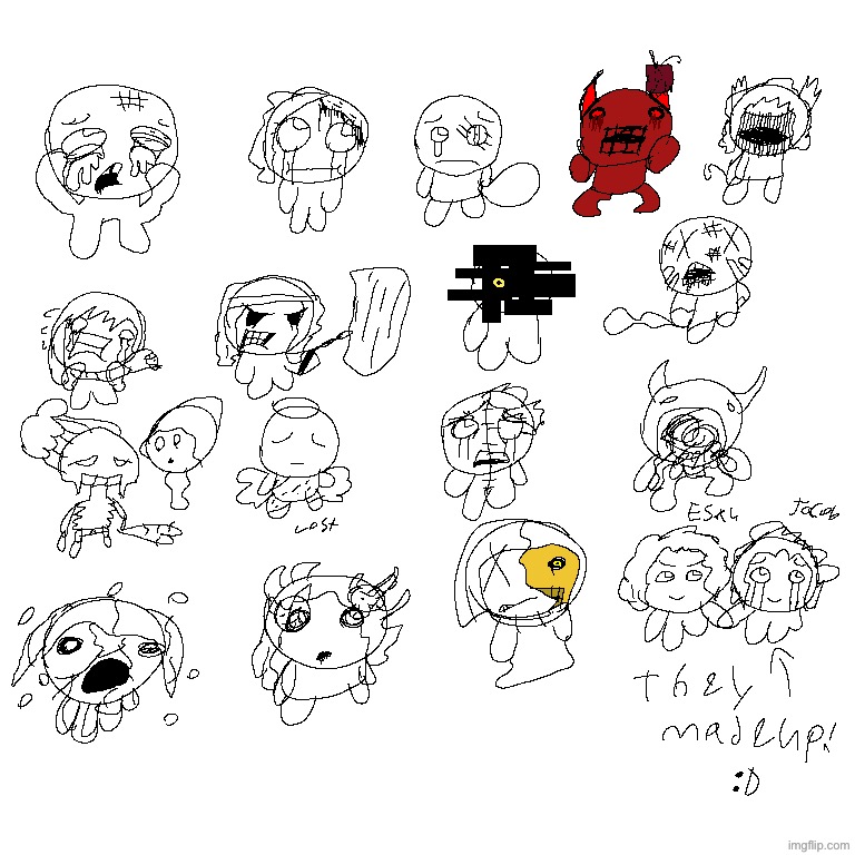 shitty c-side isaac takes i did last night... peep comments for decriptions :japanese ogre: | made w/ Imgflip meme maker