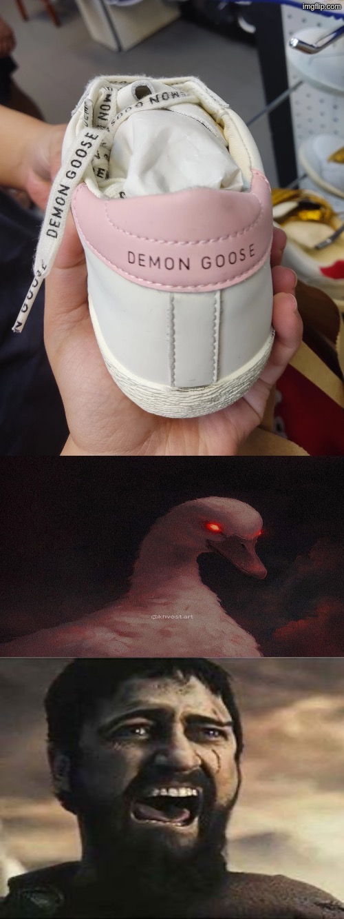 Demon Goose | image tagged in demon,goose,what in the hot crispy kentucky fried frick,confused screaming,creepy | made w/ Imgflip meme maker