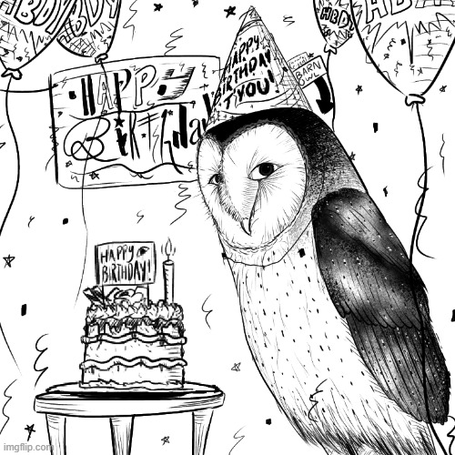 today's my birthday yall! art made by me :DD | image tagged in art,digital art,birthday,happy birthday,exclamation mark | made w/ Imgflip meme maker