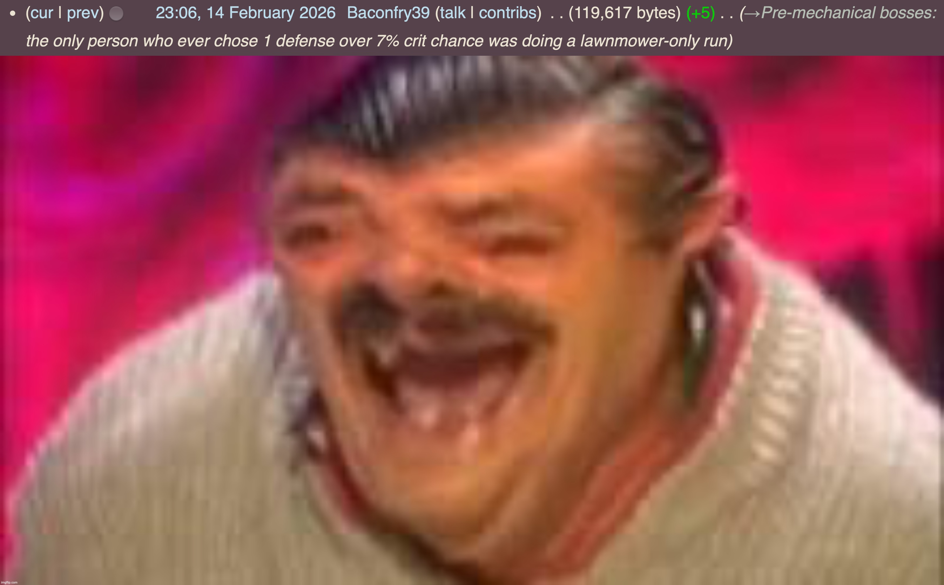 some wiki notes are just funny | image tagged in el risitas laugh | made w/ Imgflip meme maker