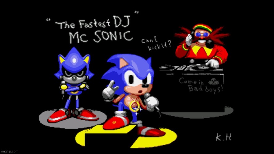 MC Sonic | image tagged in mc sonic | made w/ Imgflip meme maker