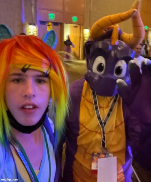Brony Liam Keel as Rainbow Dash & Dragon | image tagged in liam keel dragon,liam keel,brony,bronies,furry memes,my little pony | made w/ Imgflip meme maker