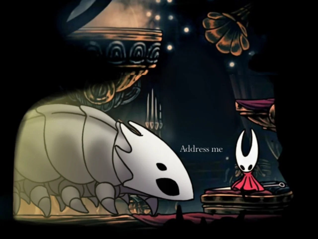 address me (silksong edition) Blank Meme Template