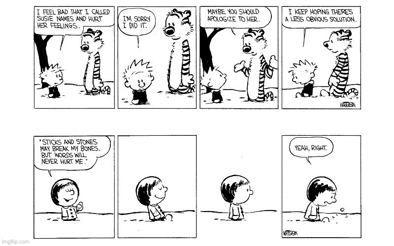 image tagged in calvin and hobbes,comics | made w/ Imgflip meme maker