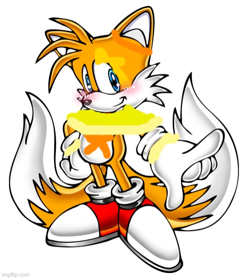 Tails in my Starlight AU | image tagged in miles tails prower sonic adventure 1,starlight | made w/ Imgflip meme maker