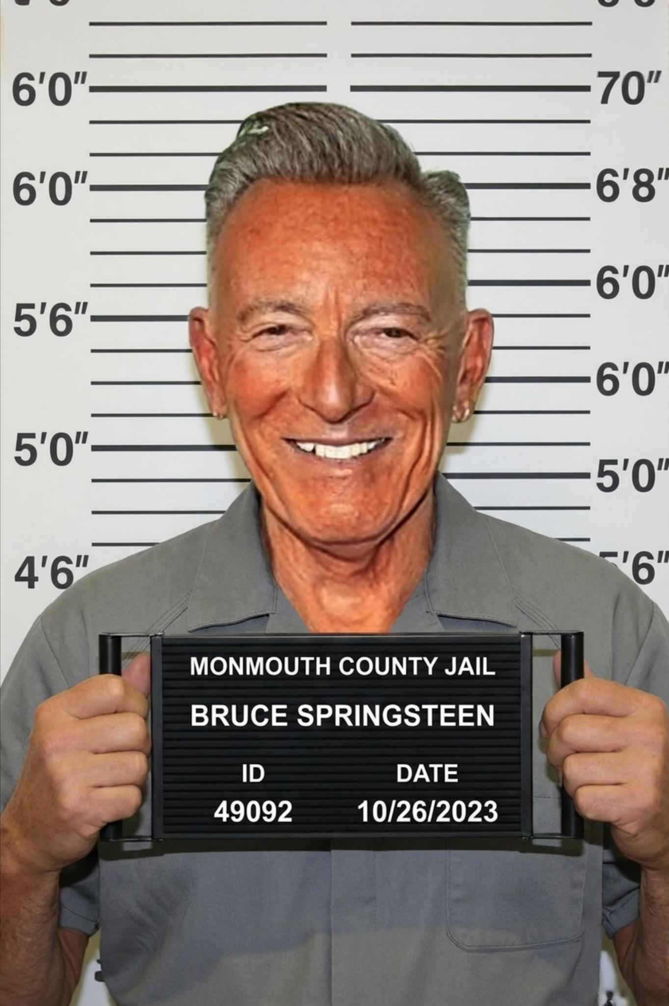 Bruce "The Boss" Springsteen Blank Meme Template