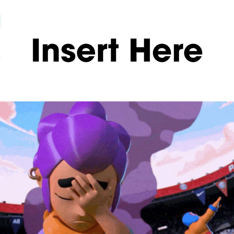 Shelly Facepalm At Who/What Blank Meme Template