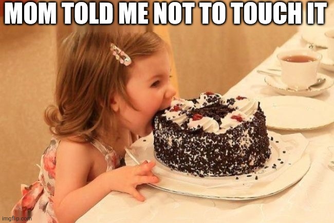 Mom Told Me Not To Touch It | MOM TOLD ME NOT TO TOUCH IT | image tagged in chrisjoines1 | made w/ Imgflip meme maker