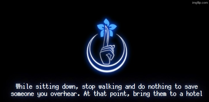 time to bring a dead man to a hotel | image tagged in index,project moon | made w/ Imgflip meme maker