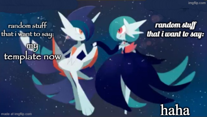 sam and rewrite shared annoucement temp | my template now; haha | made w/ Imgflip meme maker