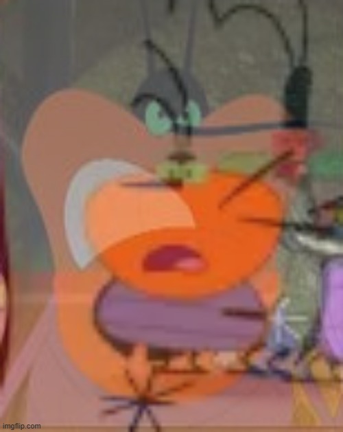 Dee Dee thing | image tagged in oggy and the cockroaches,dee dee | made w/ Imgflip meme maker