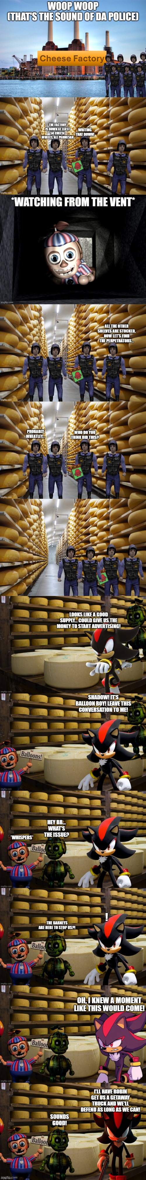 Team Shadow Origins (Part 7) + Shadow and The Cheese Factory (Part 3) | made w/ Imgflip meme maker