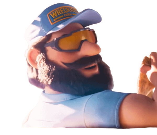 Foreman spike from Super Mario Bros Movie Blank Meme Template