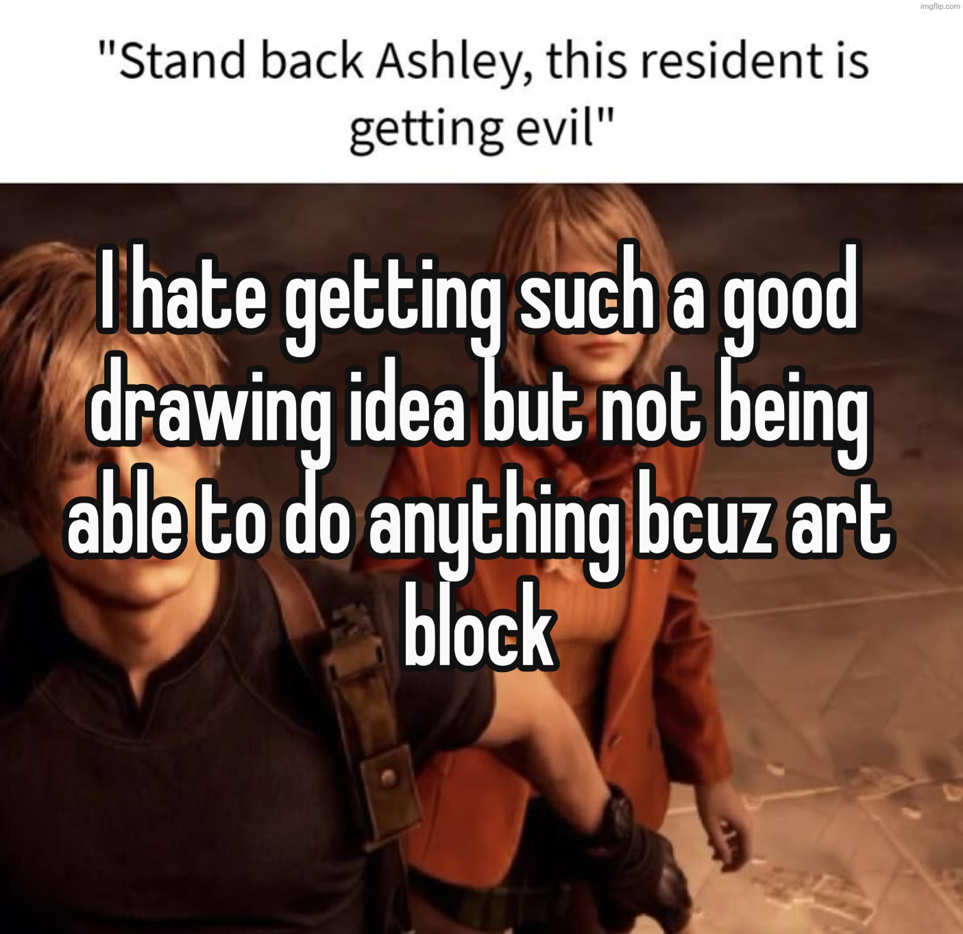 hellepw am I.n Arat block help :(( | image tagged in resident evil | made w/ Imgflip meme maker