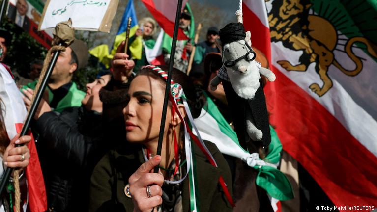 Iranians Celebrate Ayatollah's death Blank Meme Template