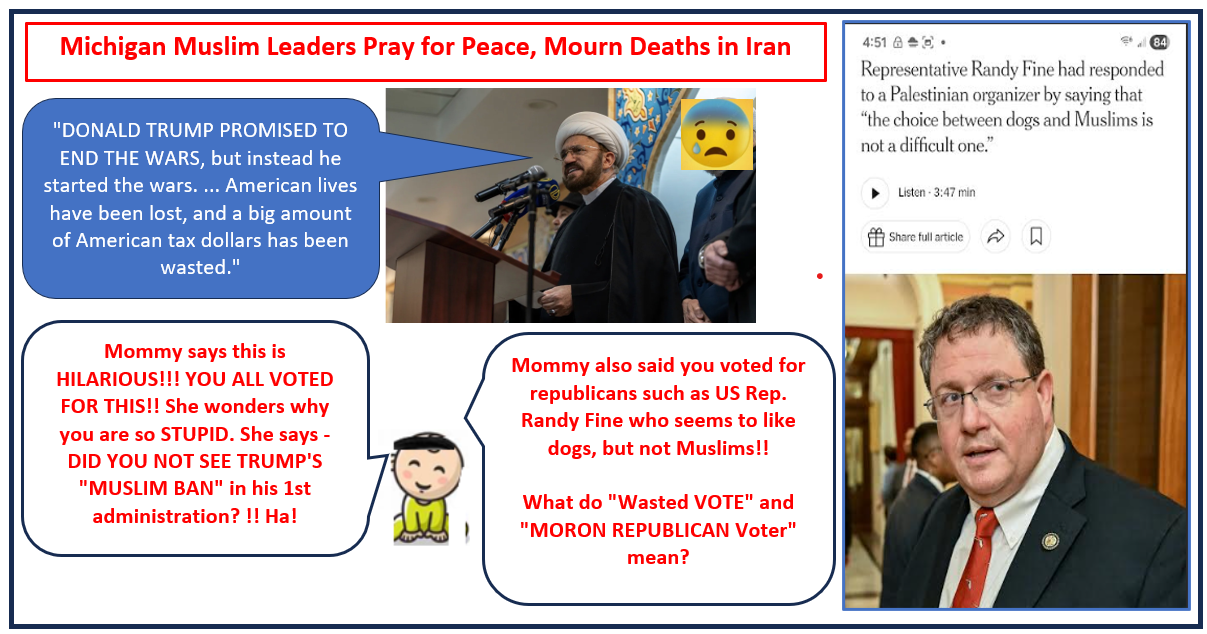 Moron Muslim Republican Voter Blank Meme Template