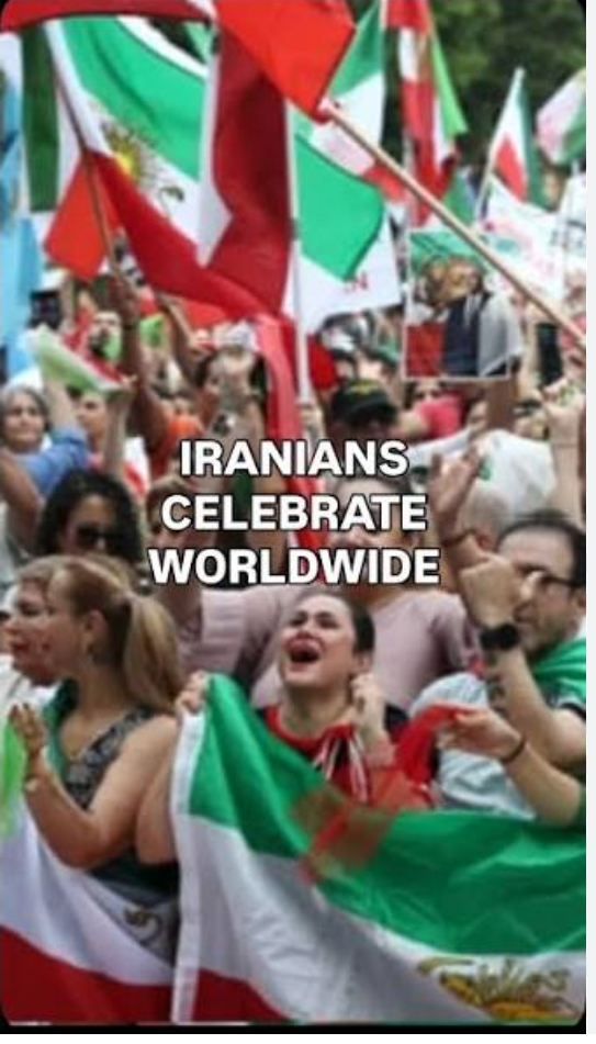 Iranians Celebrate world wide Blank Meme Template