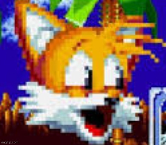 tails in his prime or Luigi doing absolutely nothing | image tagged in tails pog | made w/ Imgflip meme maker