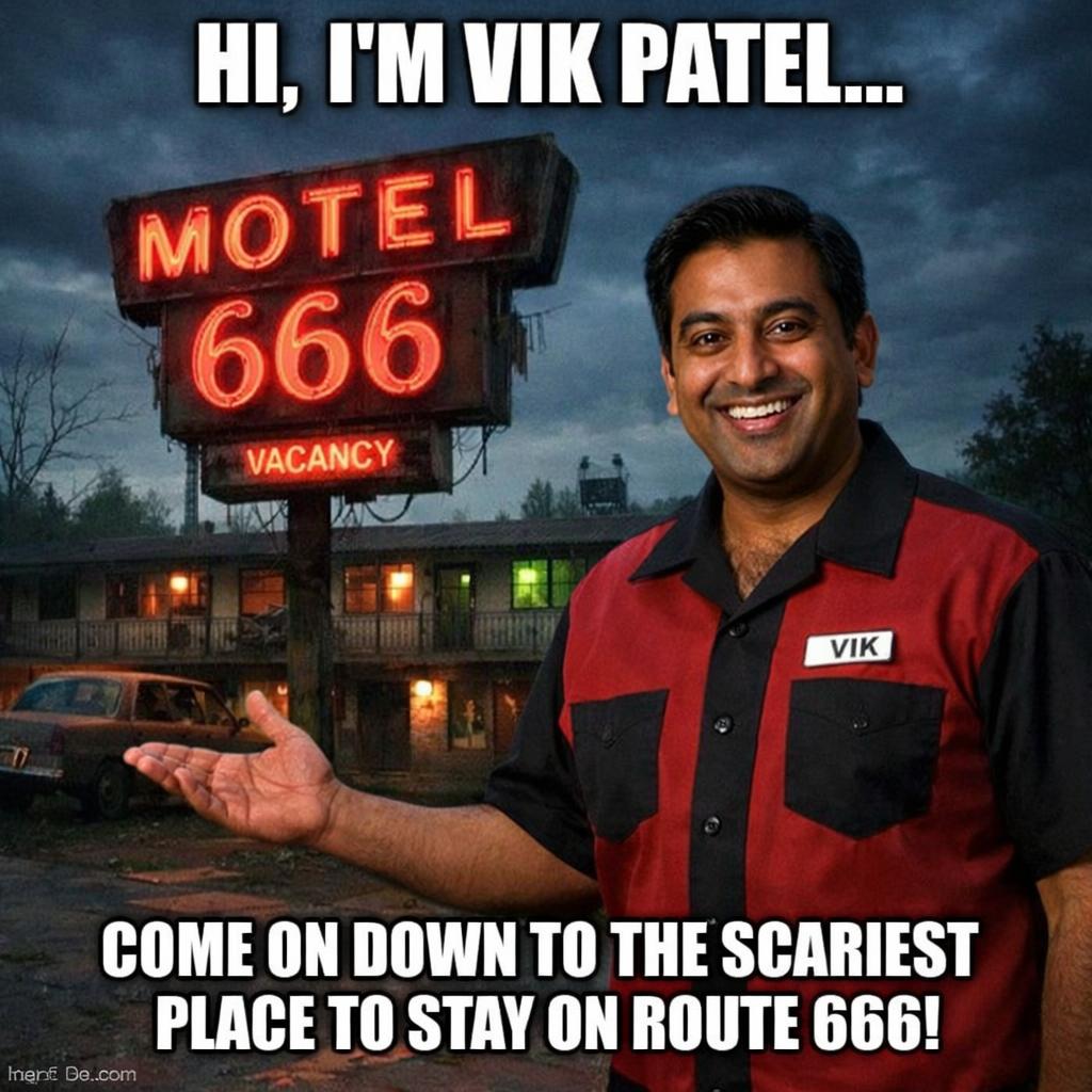 Vik_Patel_Motel_666 Imgflip Blank Meme Template