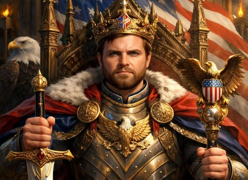 King JD Vance Blank Meme Template