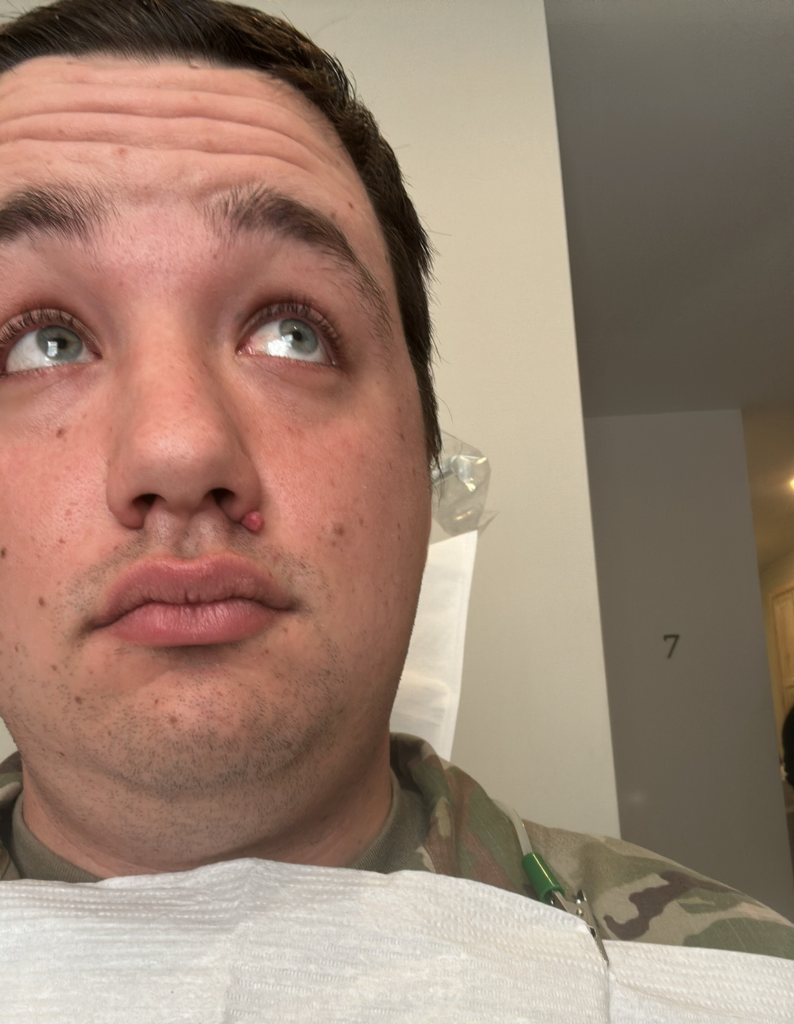 High at dentist Blank Meme Template