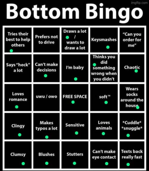 N-no… not in front of my m-moots!… | image tagged in bottom bingo | made w/ Imgflip meme maker
